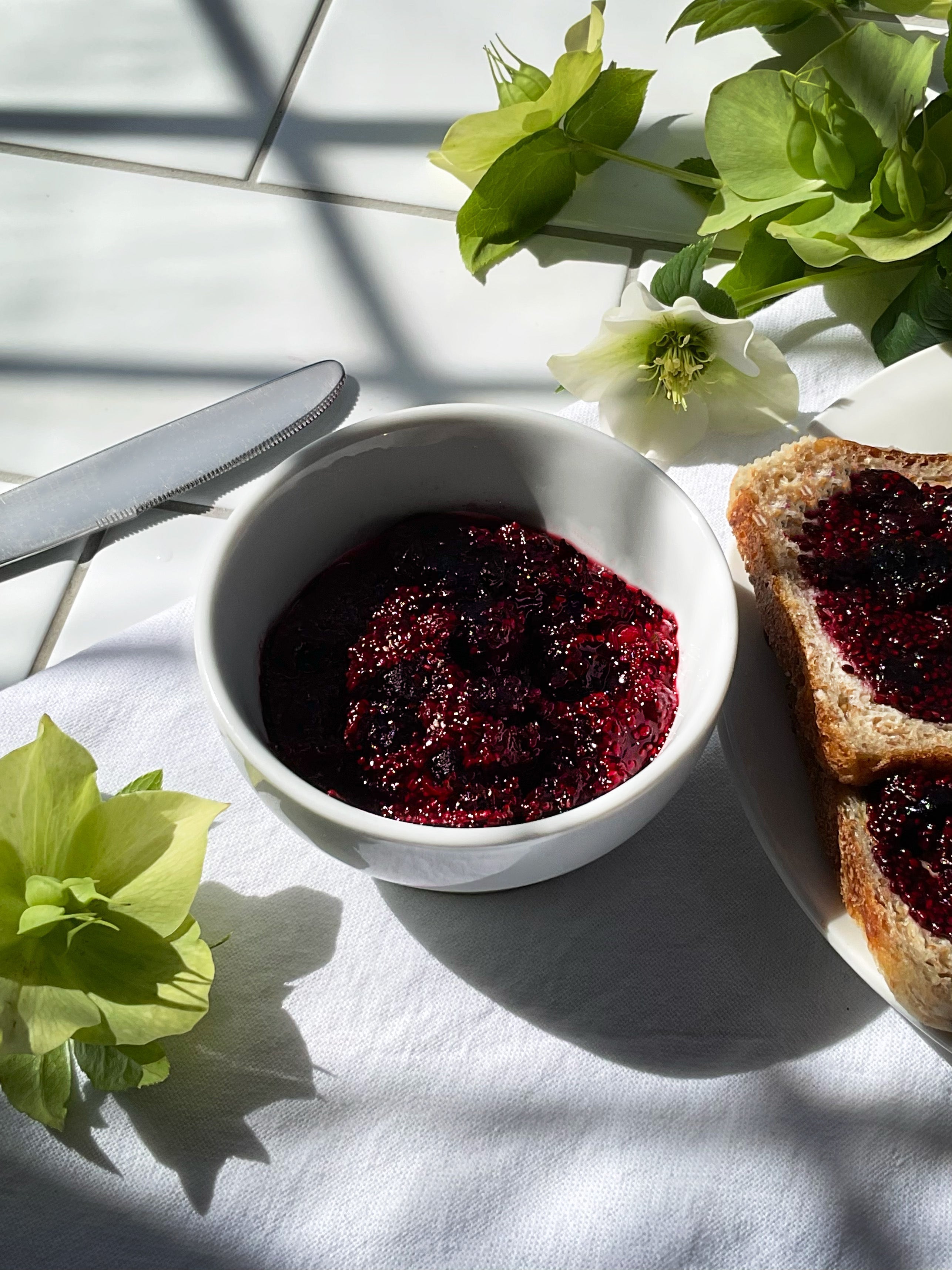 Tasty Blackcurrant & Chia Jam